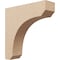 Ekena Millwork 5"W x 20"D x 20"H Thin Legacy Rough Cedar Woodgrain TimberThane Corbel, Primed Tan CORUR05X20X20LGYRCPR - alternate 1